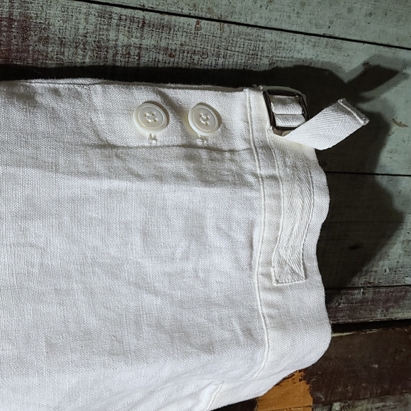 Script 100% linen capris - Picture 5 of 8